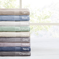 6 Piece Organic Cotton Towel Set