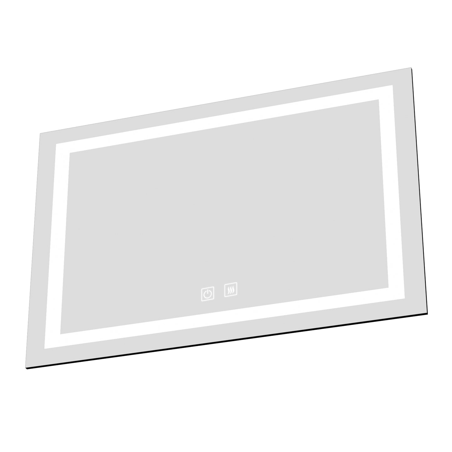 Bathroom Vanity LED Lighted Mirror-(Horizontal/Vertical with double bond)-36*28in