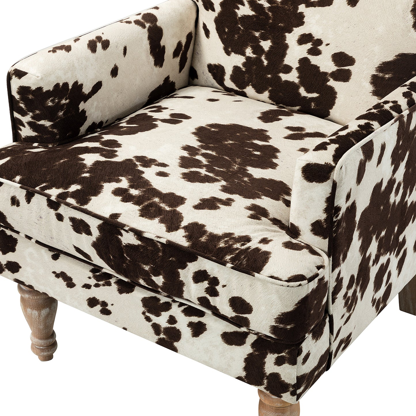 Asiab armchair-Cowhide print