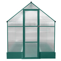 Polycarbonate Greenhouse,6'x 8' Heavy Duty Walk-in Plant Garden Greenhouse for Backyard/Outdoor Use