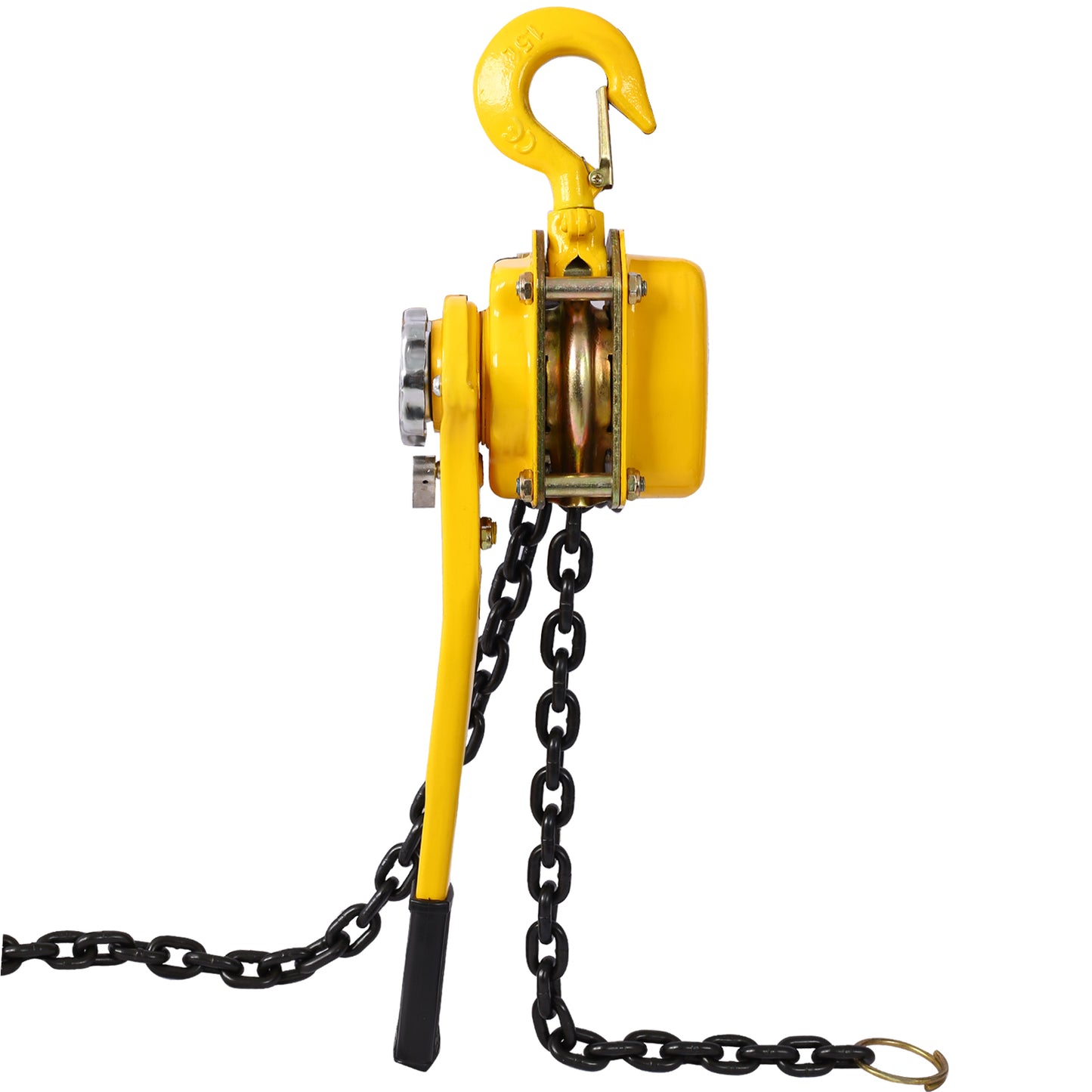 Lever Chain Hoist 1 1/2 Ton 3300LBS Capacity 10 FT Chain Come Along with Heavy Duty Hooks Ratchet Lever Chain Block Hoist Lift Puller