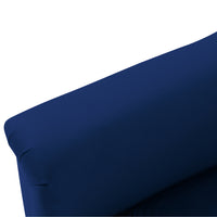 Living Room CHAIR Navy Blue Velvet