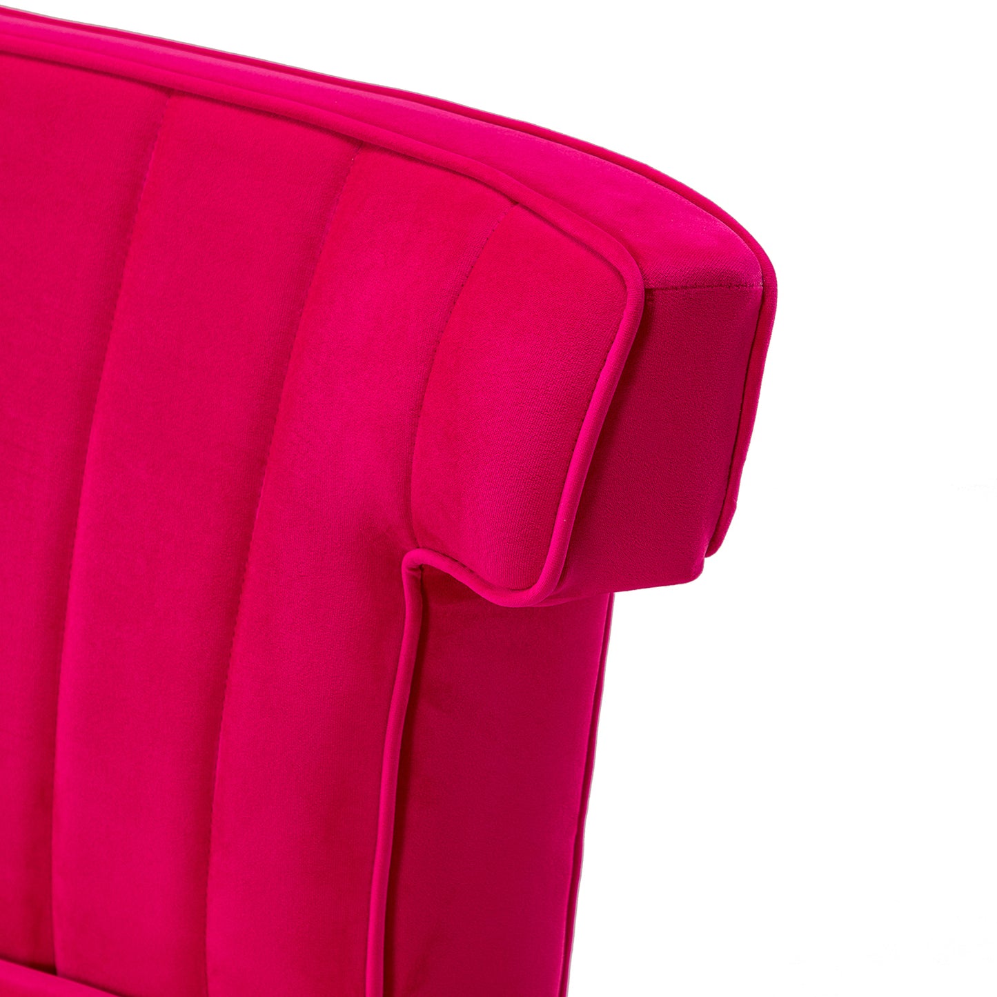 Cadmus Armless Loveseat FUCHSIA