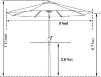 9FT Patio Umbrella