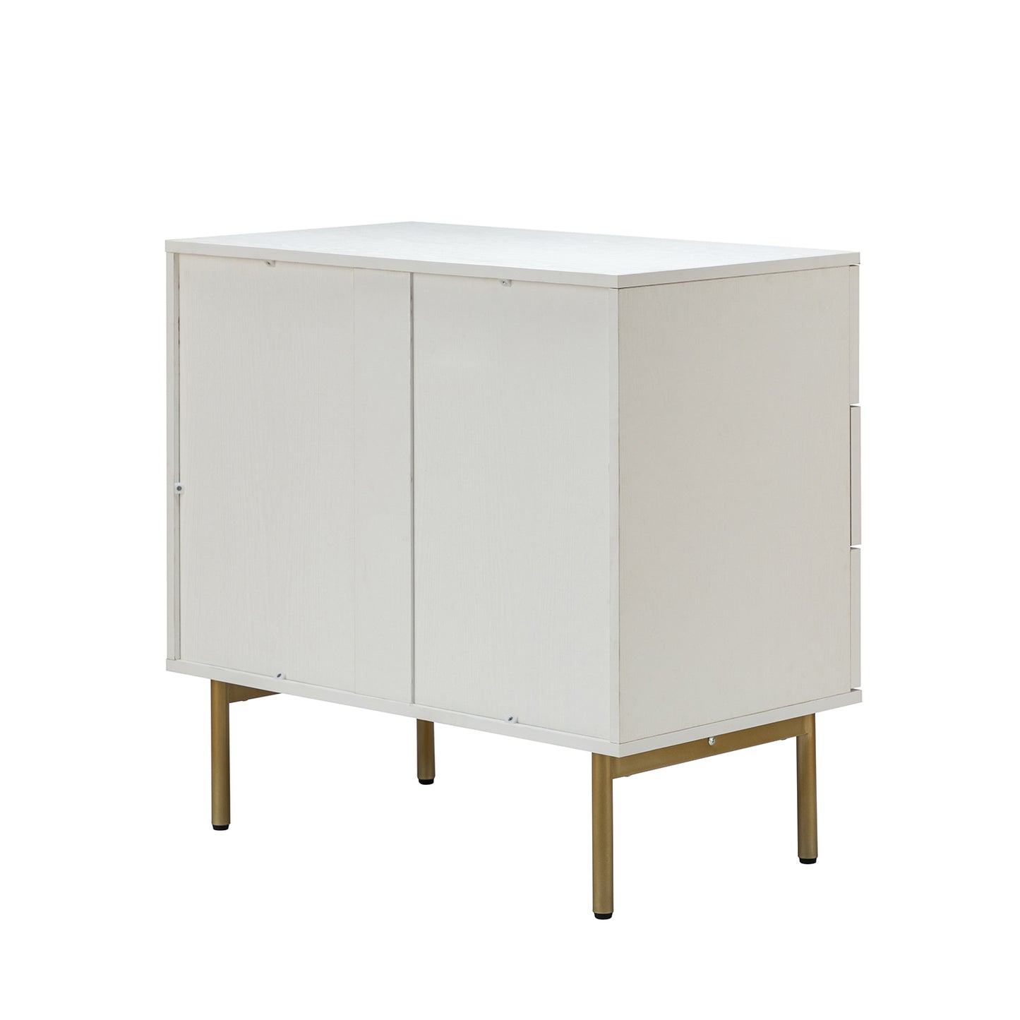 Terus Tall 3-Drawer Bachelor Chest White