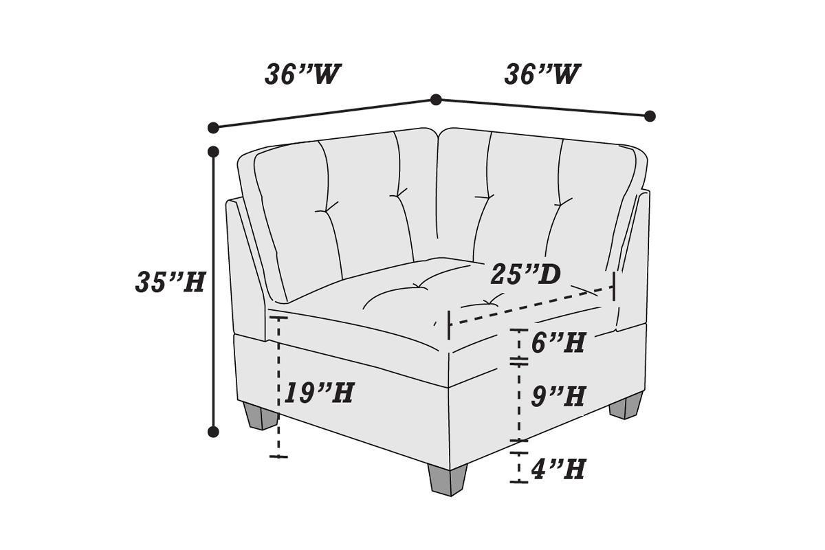 Contemporary Genuine Leather Dark Coffee Tufted 8pc Sectional Set 3x Corner Wedge 3x Armless Chair 2x Ottomans Living Room Furniture Sofa Couch