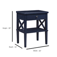 Madison Midnight Blue Nightstand