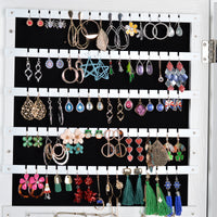 Full Length Mirror 360° Swivel Jewelry Cabinet