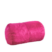 Birtz Modern Microfiber 4 Foot Bean Bag, Fuchsia