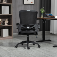 Ergonomic Office Chair Adjustable Height Computer Chair Breathable Mesh Home Office Desk Chairs with Wheels Comfy Executive Rolling Swivel Task Chair with Adjustablelip up Arms & Lumbar Support