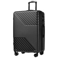 Hardshell Luggage Sets 3 Piece double spinner 8 wheels Suitcase with TSA Lock Lightweight 20''24''28''