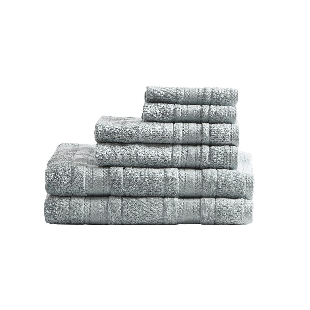 Super Soft Cotton Quick Dry Bath Towel 6 Piece Set