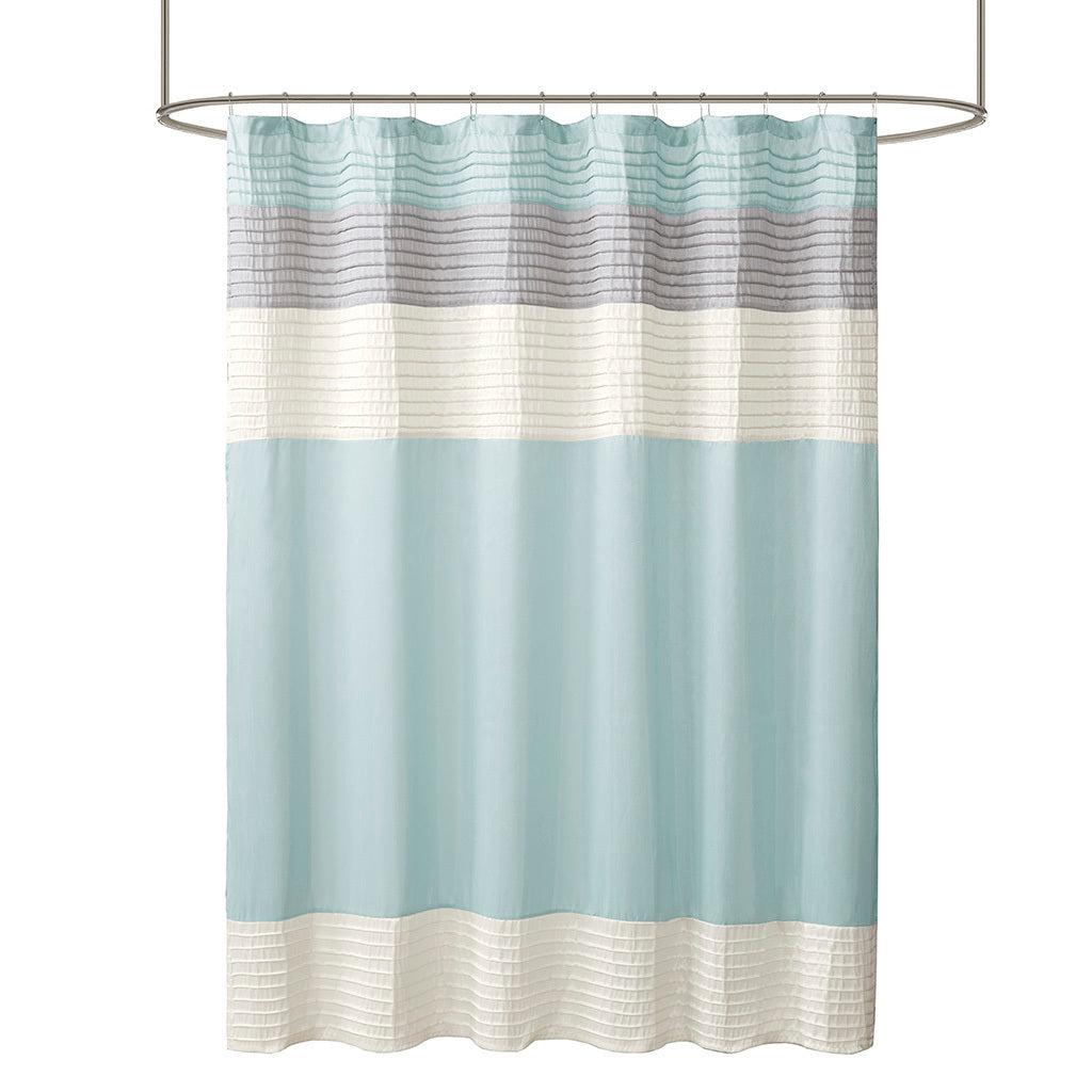 Faux Silk Shower Curtain