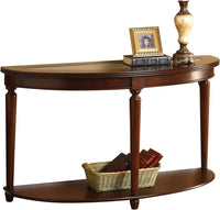 Transitional 1pc Side Table Dark Cherry Open Bottom Shelf Beveled Glass Top Turned Legs Living Room Furniture