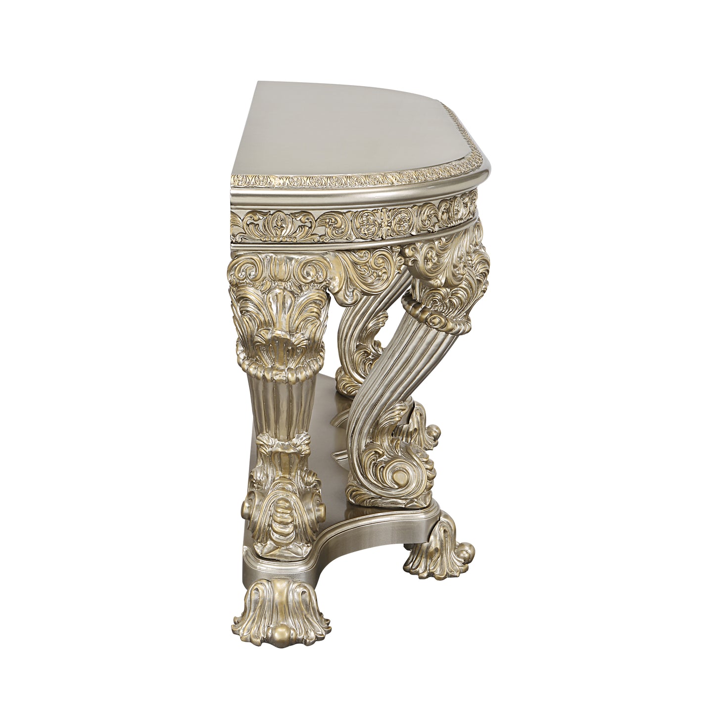 ACME Danae SOFA TABLE Champagne & Gold Finish LV01204