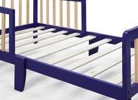 Twain Toddler Bed Blue/Natural