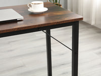 Modern Design L-Shaped Desk Corner Computer Desk PC laptop Computer Table Study Desk Home Office Wood & Metal Pella oak（包含机箱托，书包挂钩，布抽收纳袋）