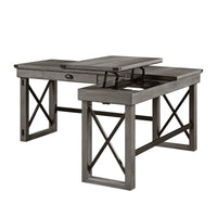 ACME Talmar Writing Desk w/Lift Top in Weathered Gray Finish OF00054