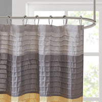 Faux Silk Shower Curtain