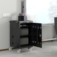 Mobile Charging Cart and Cabinet for Tablets Laptops 35-Device (B30PLUS)