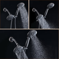 Classic High Pressure Single Handle 6 Function Rain shower Head with Handheld Shower (Valve Included)