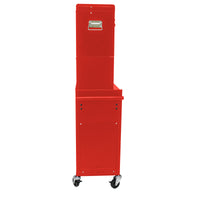 High Capacity Rolling Tool Chest with Wheels and Drawers, 6-Drawer Tool Storage Cabinet--RED