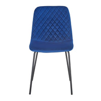 Dining Chair set of 4 PCS（BLUE），Modern style，New technology，Suitable for restaurants, cafes, taverns, offices, living rooms, reception rooms.Simple structure, easy installation.