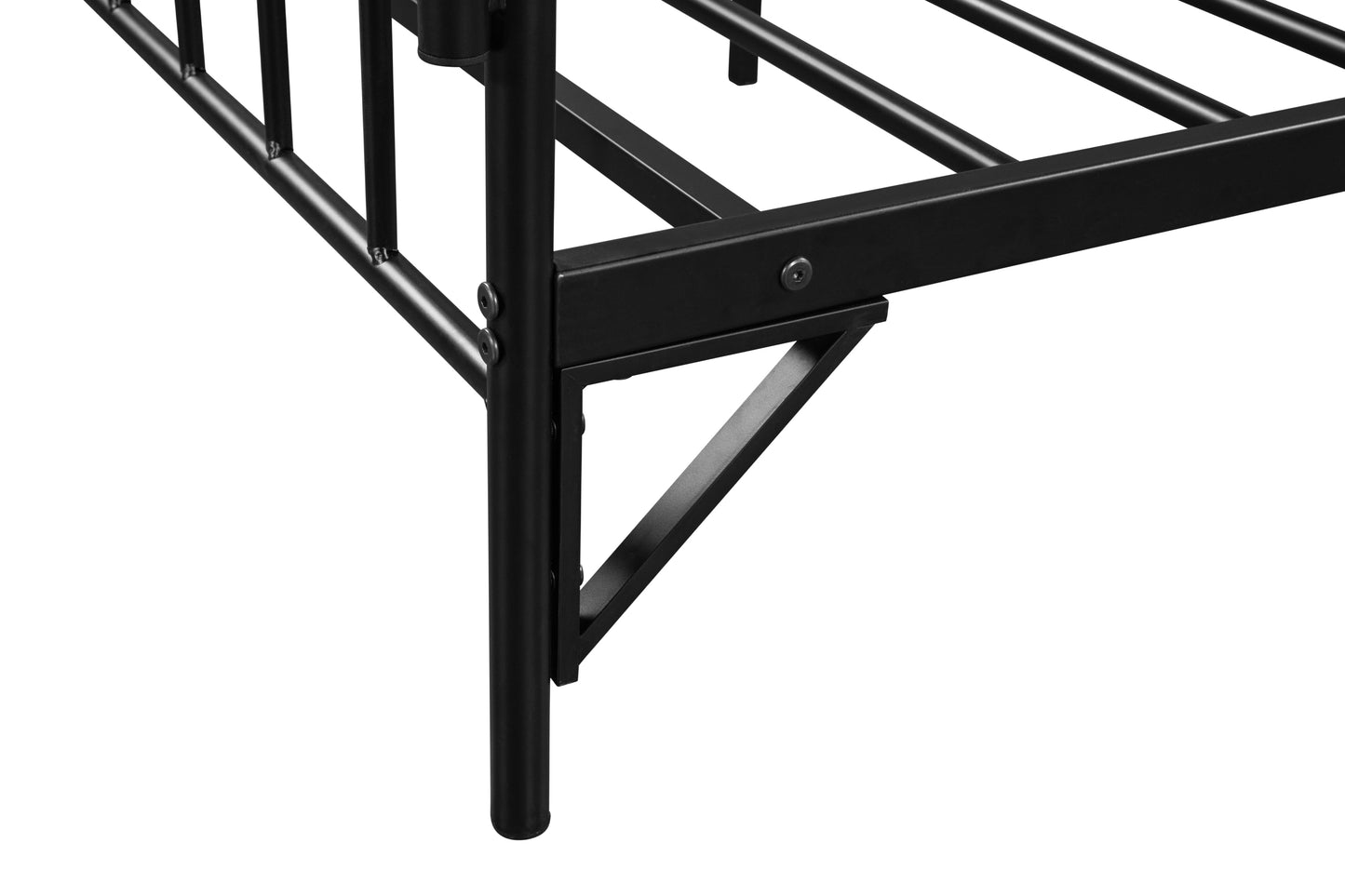 Detachable Queen Anti-Noise Metal Canopy Bed