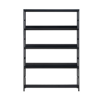 [VIDEO] 5-Tier Home Office Bookcase Open Bookshelf Storage Large 5 Shelf Bookshelf Furniture with Metal Frame, Black