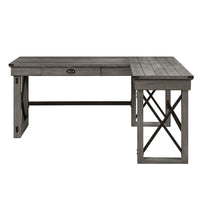 ACME Talmar Writing Desk w/Lift Top in Weathered Gray Finish OF00054