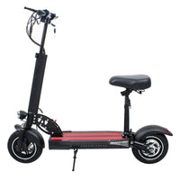 500W 48V 12.5ah  E-Scooters Off Road Foldable 10 inches Long Range E-Scooter With Seat