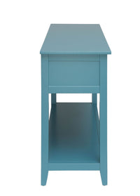 ACME Flavius Console Table in Teal 90266