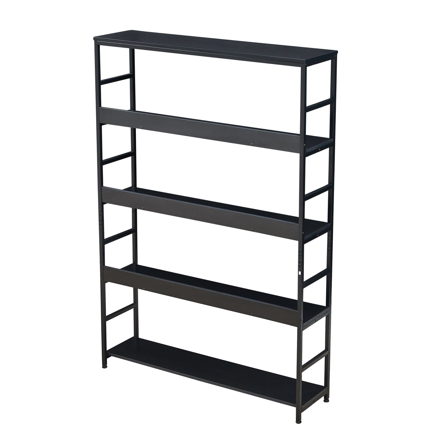 [VIDEO] 5-Tier Home Office Bookcase Open Bookshelf Storage Large 5 Shelf Bookshelf Furniture with Metal Frame, Black