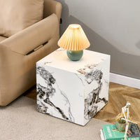 A stylish and durable design paired with a modern 3 piece coffee table set with marble patterns.