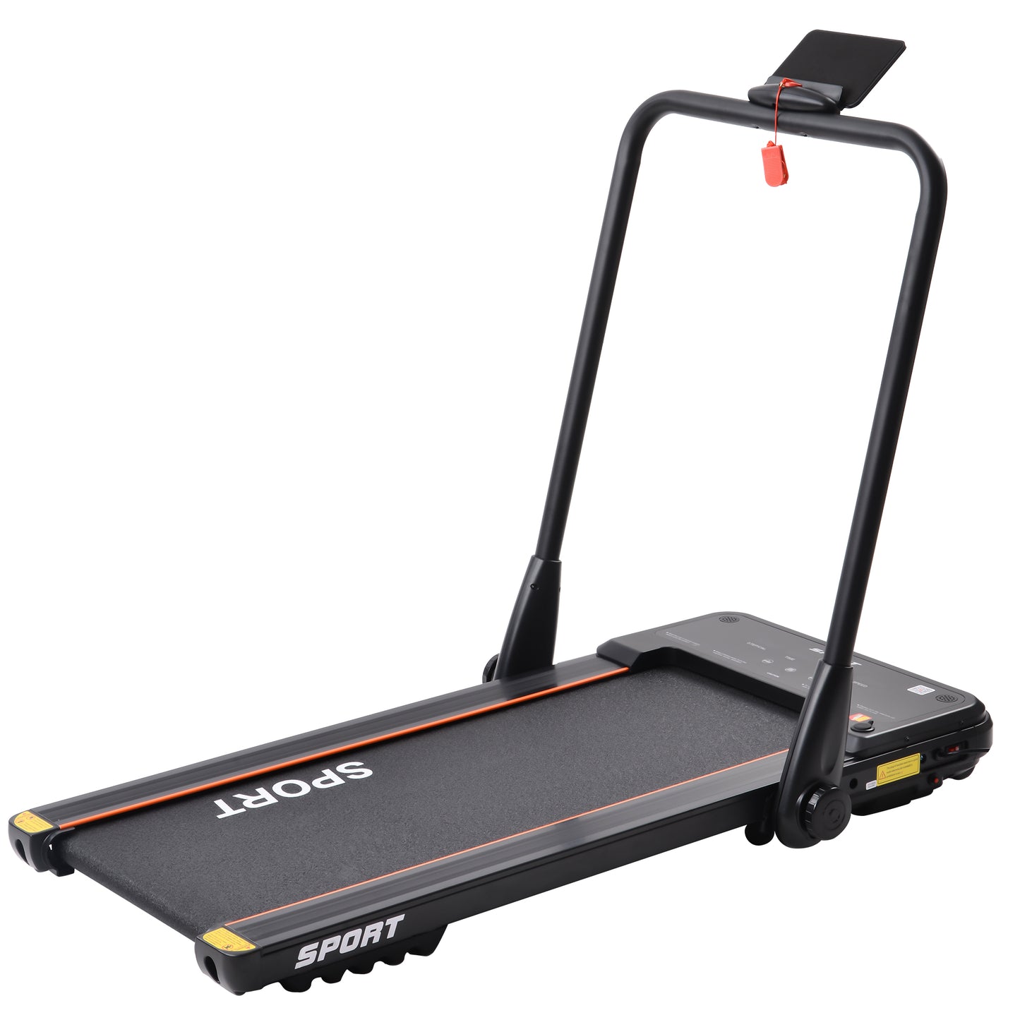 2.5HP Horizontally Foldable Electric Treadmill Motorized Running Machine ,Black