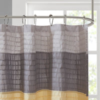 Faux Silk Shower Curtain