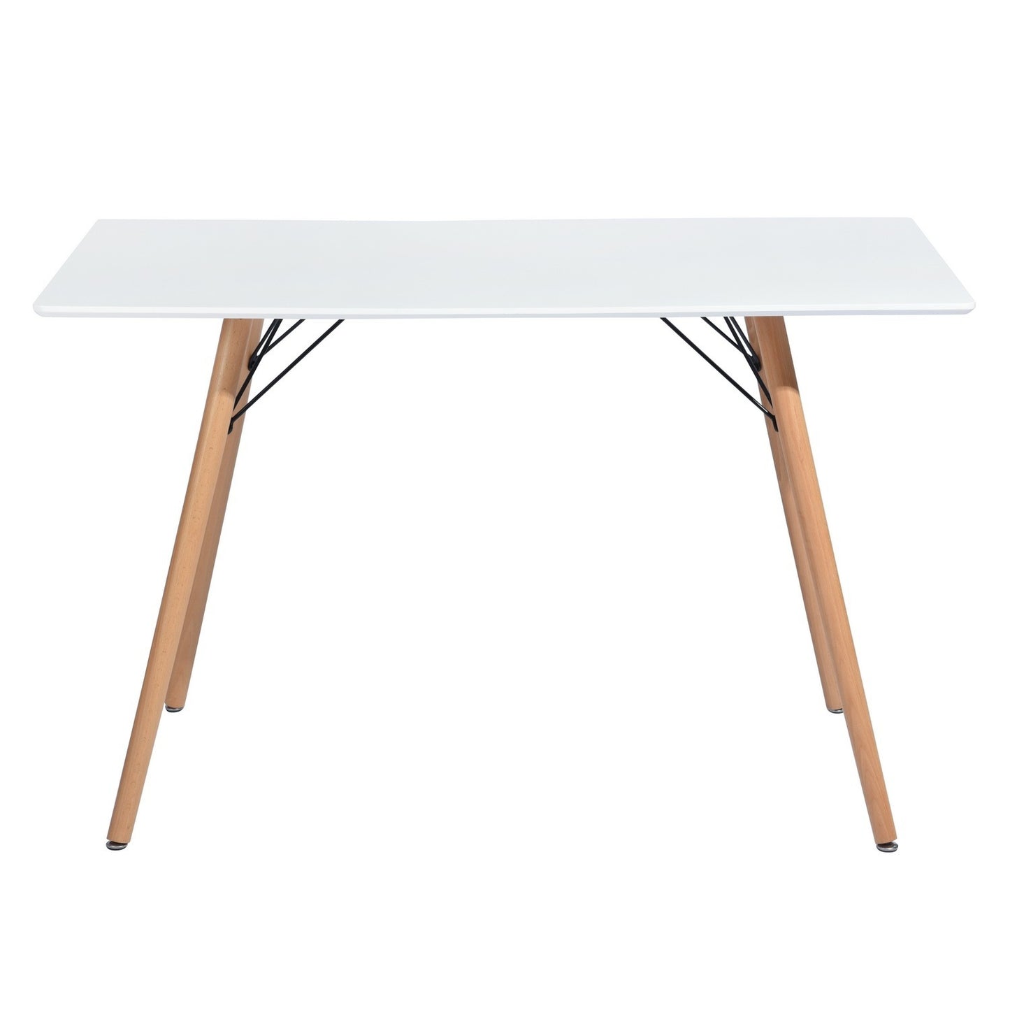 47.2"L x 27.6"W Rectangular Dining Table - white