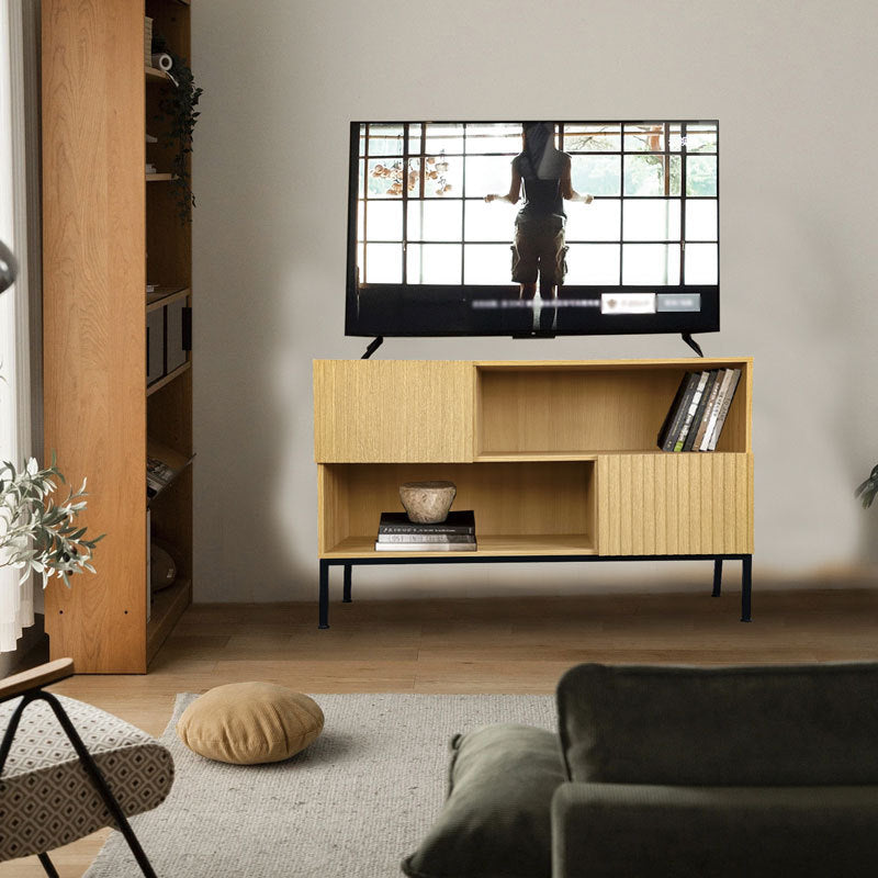 Sideboard Buffet Cabinet, Modern Accent Cabinet with Wavy Grain Door, Console Table with Storage for Living Room, Dinning Room, kitchen