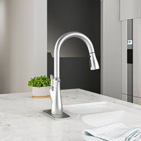 Pull Down Touchless Single Handle Kitchen Faucet