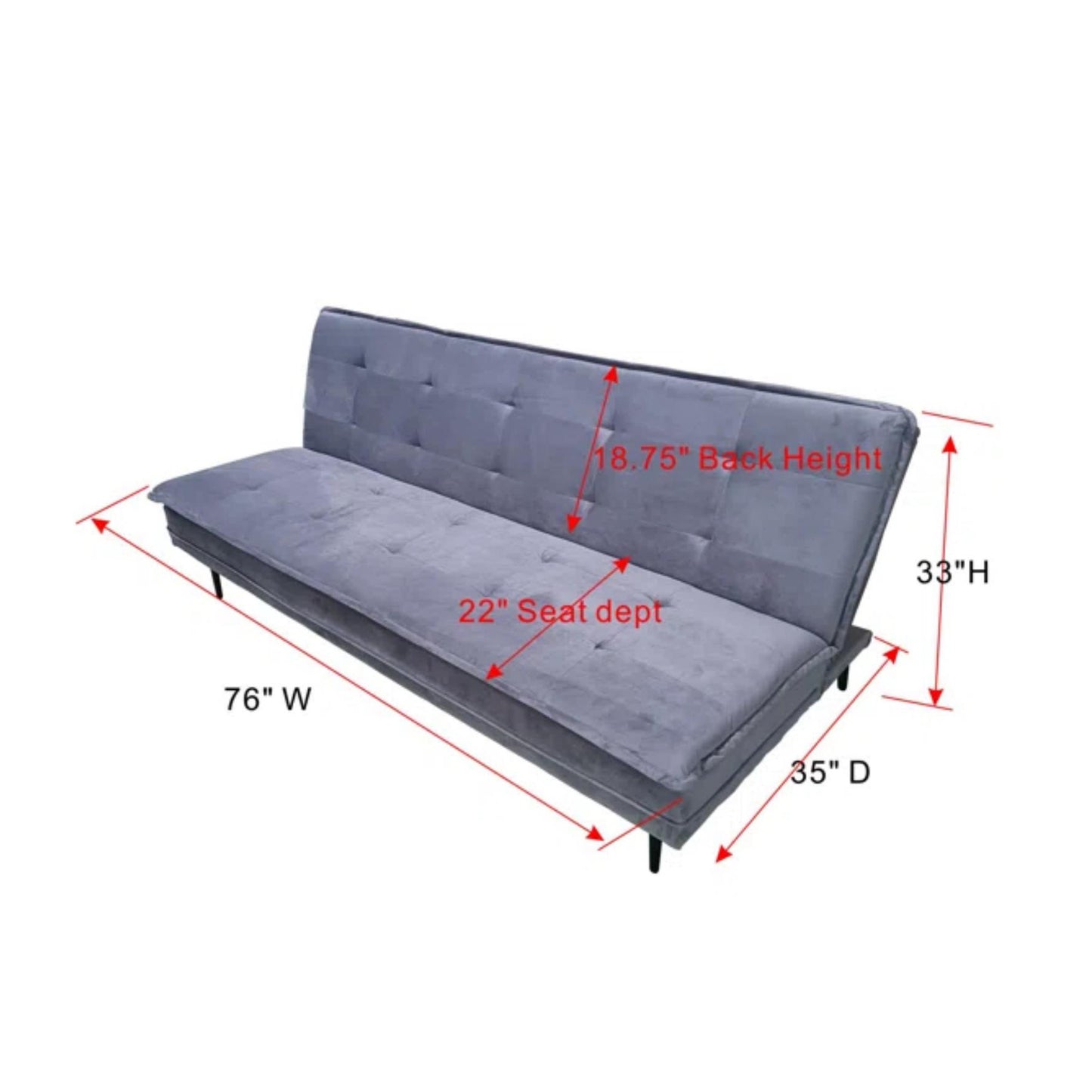 Gyuri 76'' Upholstered Sofa