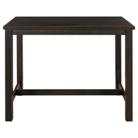 TOPMAX Rustic Wooden Counter Height Dining Table for Small Places, Espresso