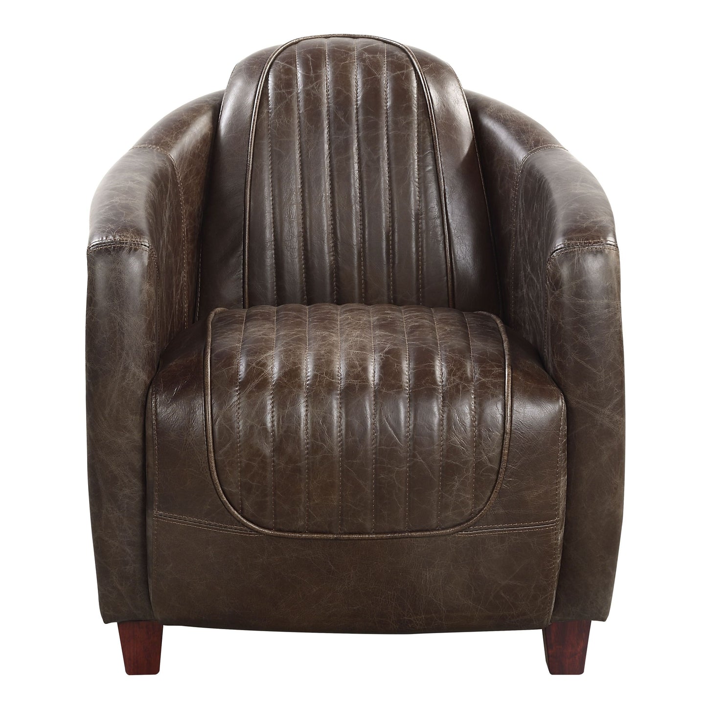 ACME Brancaster Chair, Antique Slate Top Grain Leather LV01811