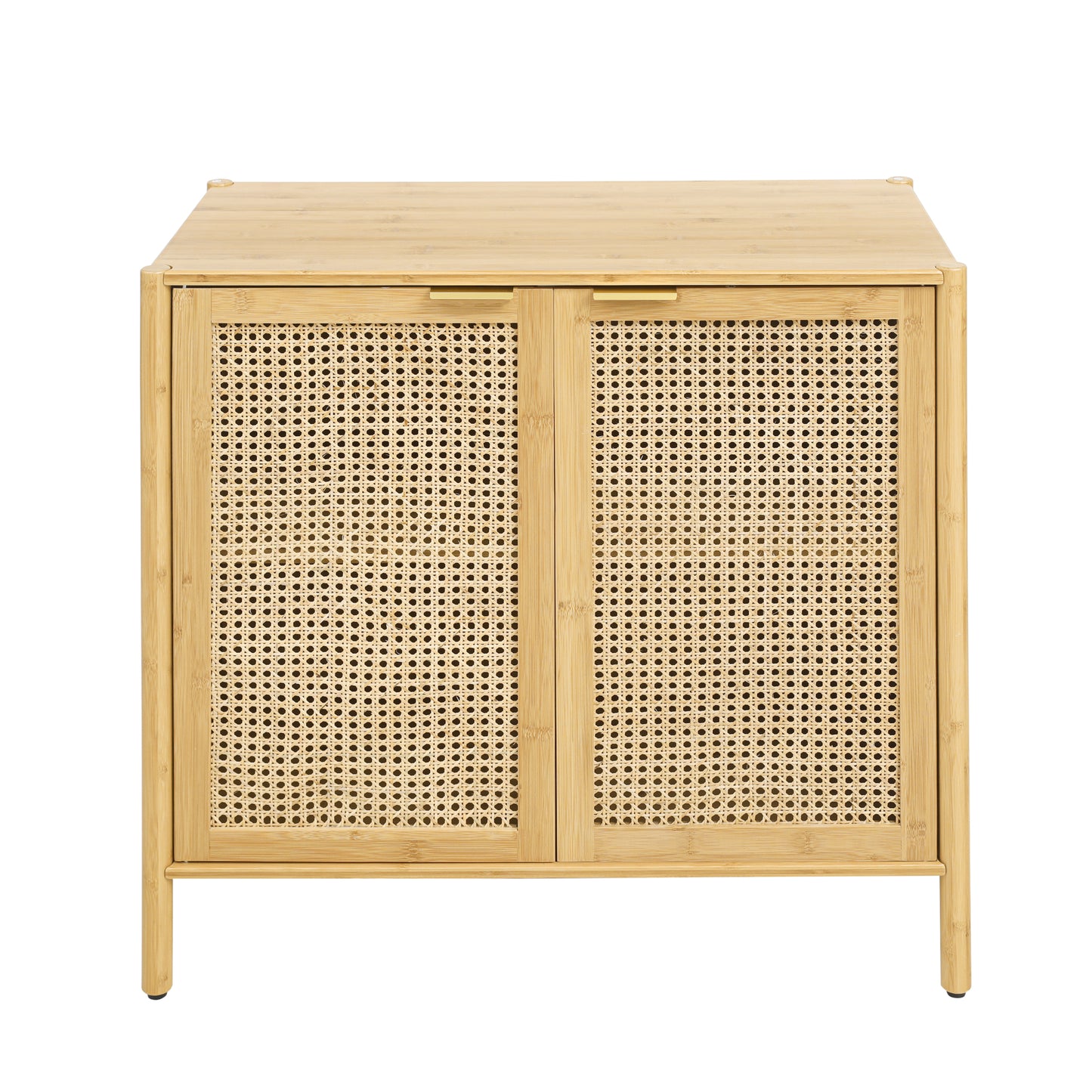 Bamboo 2 door cabinet, Buffet Sideboard Storage Cabinet, Buffet Server Console Table, Accent Cabinet, for Dining Room, Living Room, Kitchen, Hallway