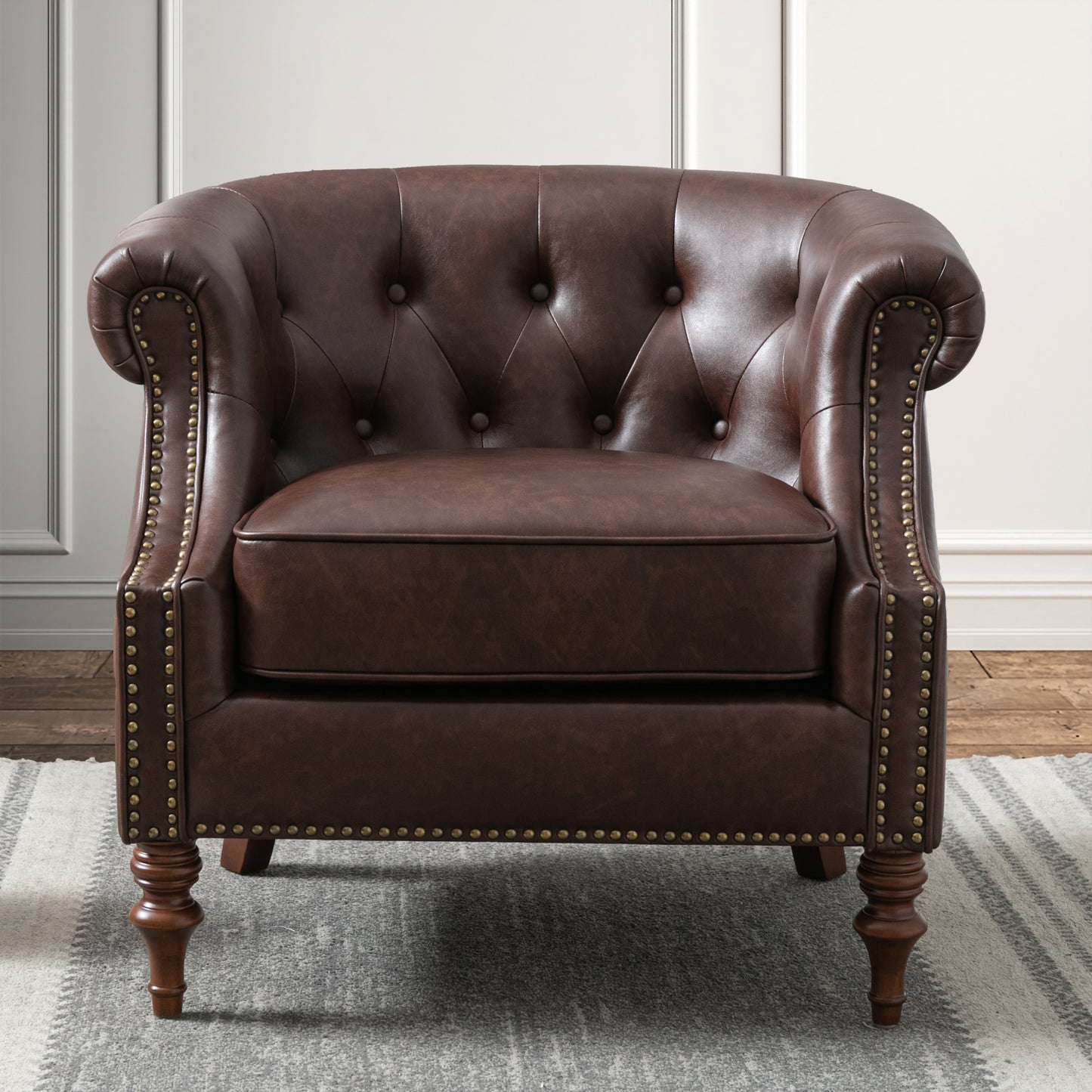 Ophelia Button Tufted Accent Chair