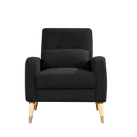 1018 Black Accent Chair