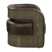 ACME Feyre Accent Chair, Espresso Top grain  Leather AC01989