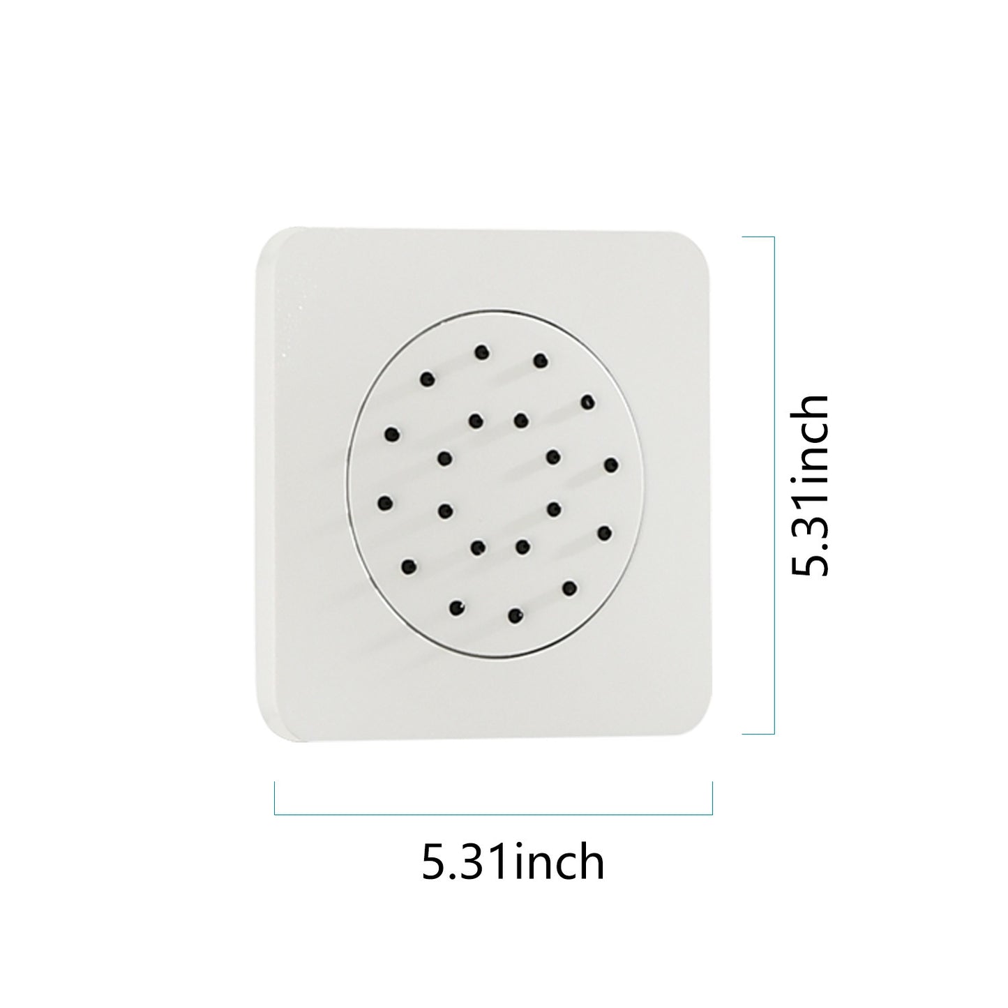 Concealed Installation Body Jet Shower Spa  Square Massage Jets Spray Body Shower Bodyspray ( 3pcs)