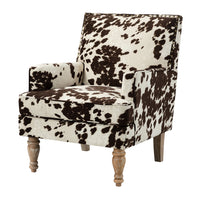 Asiab armchair-Cowhide print