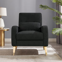 1018 Black Accent Chair