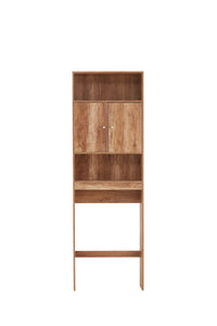 Home Bathroom Shelf Over-The-Toilet, Bathroom SpaceSaver, Bathroom, Tollilet storage cabinet, WOOD